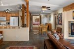 Spacious open concept living